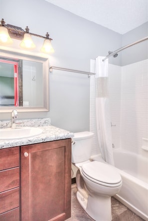Bathtub, hair dryer