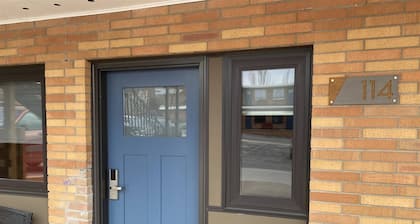 1BR with 2 beds and a kitchen on the main floor