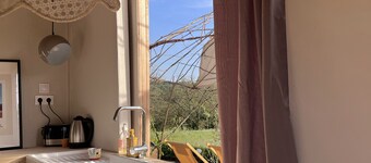 Belle Cabane en Bois Avec Piscine