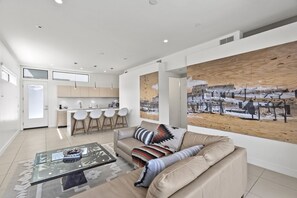 Design Apartment | Living area | 50-inch Smart TV with digital channels, TV - Pueblo Suite - Walk to all things OT Scottsdale (Scottsdale)