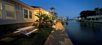 GREAT family home with a great place to sit and relax…canal view!! 