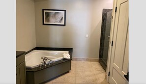Shower, jetted bath