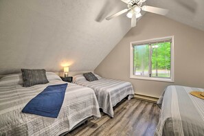 3 habitaciones, tabla de planchar con plancha y internet gratis 