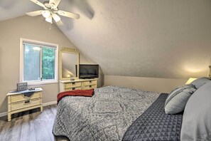 3 habitaciones, tabla de planchar con plancha y internet gratis