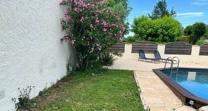 Four bedroom house, with private pool, set in an acre of idyllic countryside.