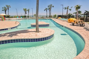 Indoor pool, a heated pool
