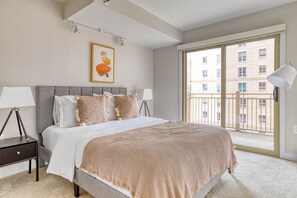 2 chambres, fer et planche Ă repasser, Wi-Fi, draps fournis