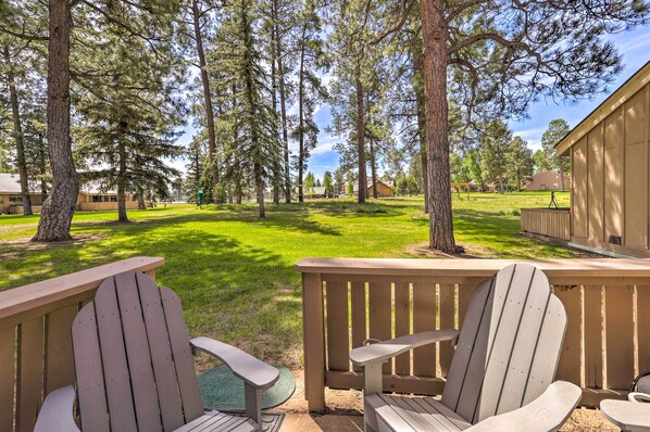 Terrace/patio - Cozy Pagosa Springs Townhome w/ Patio! (Pagosa Springs)