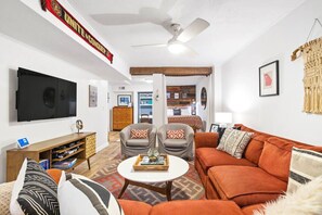 Smart TV, video games, books, music library