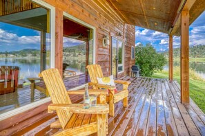 Unclassified image, 2 of 50, button - The House on the Point: Lakefront Home with Private Dock, Fireplace, Mountain Views, and 2 Garages! (Pagosa Springs)