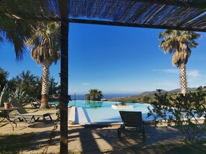 Seasonal outdoor pool, open 8:30 AM to 7:00 PM, sun loungers - Masseria del Piano (Campofelice di Roccella)