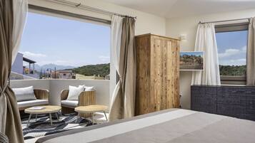 Apartment | Hochwertige Bettwaren, Pillowtop-Betten, Minibar, Zimmersafe