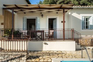 Exterior detail - Apartment 'Yakinthos' with Sea View, Wi-Fi and Air Conditioning (LEFKADA)