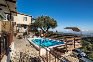 Pool - Apartment 'Gardenia' with Sea View, Wi-Fi and Air Conditioning (LEFKADA)