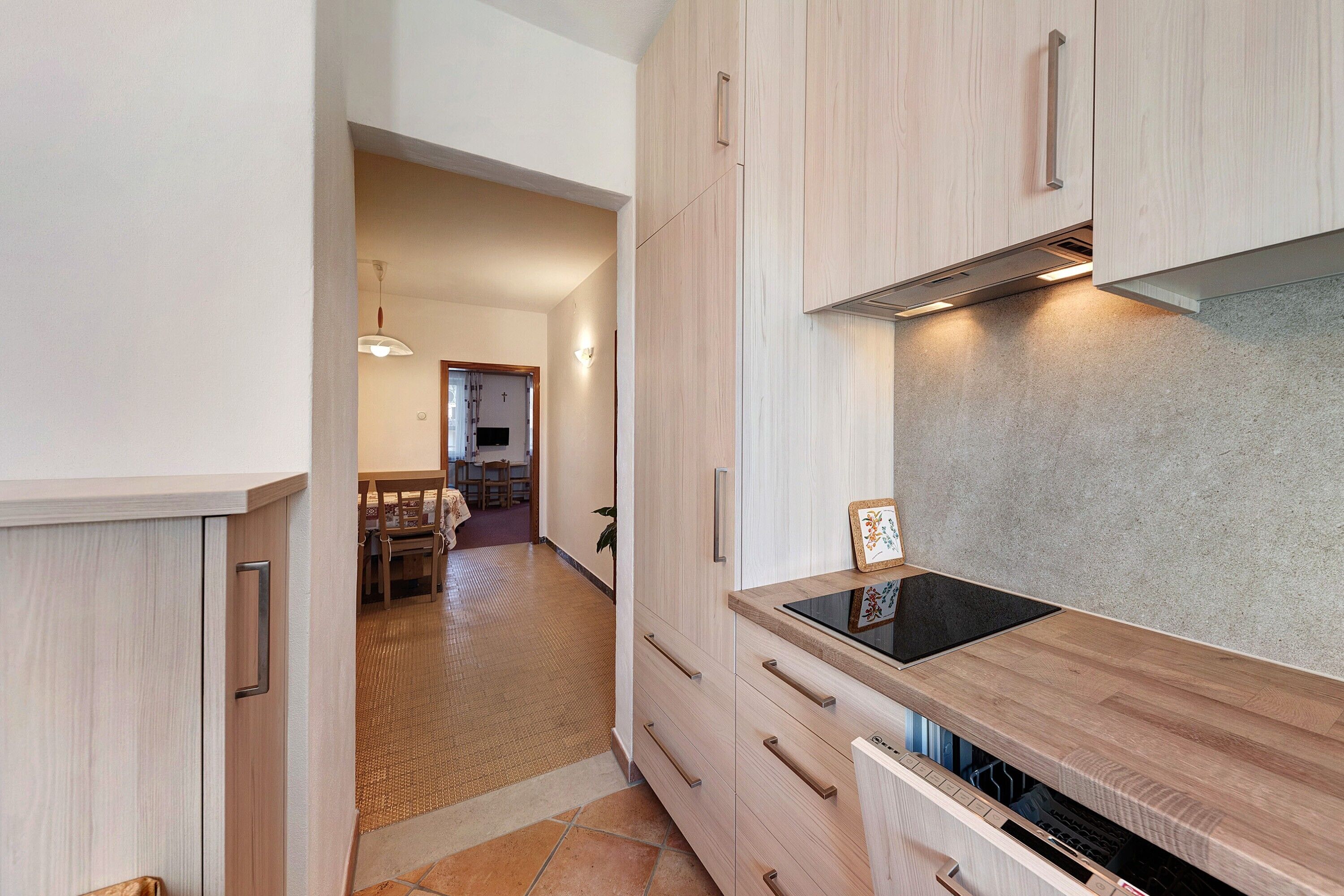 Kühlschrank, Herdplatte, Geschirrspüler