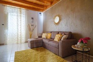 Living area - Apartment Casa Ta Nonna with Wi-Fi & A/C (Supersano)