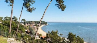 Mobilhome 3 rooms, 2 bathrooms - Cap Ferret with Terrace, Tennis Court & Grill