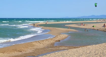 Kleines Haus mit Garten, Ideal für Ruhe, Meer, Funboarding und Windsurfing