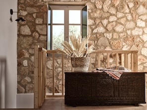 Traditional House | Living area | 32-inch flat-screen TV with digital channels, TV, Netflix - Dounias Village Home (Zakynthos)