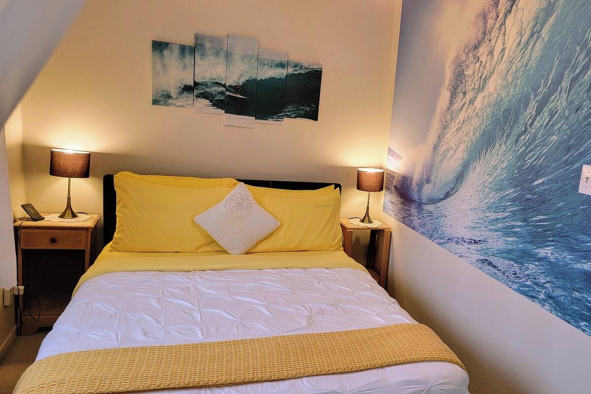 Panorama-Zimmer | Bettwäsche aus ägyptischer Baumwolle, hochwertige Bettwaren