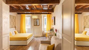 1 camera, una cassaforte in camera, ferro/asse da stiro