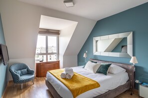 3 chambres, fer et planche à repasser, Wi-Fi gratuit, draps fournis