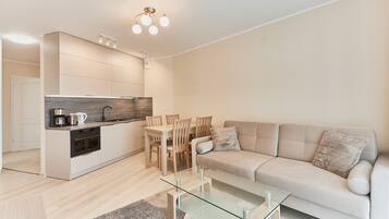 Superior-huoneisto | Silitysrauta/-lauta, ilmainen Wi-Fi, vuodevaatteet