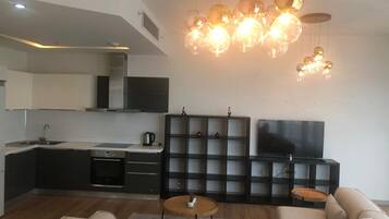 1 bedroom, desk, soundproofing, iron/ironing board