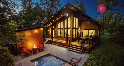 ⭐ Le Céleste de Portneuf 🪐 Hot tub in the forest ⭐