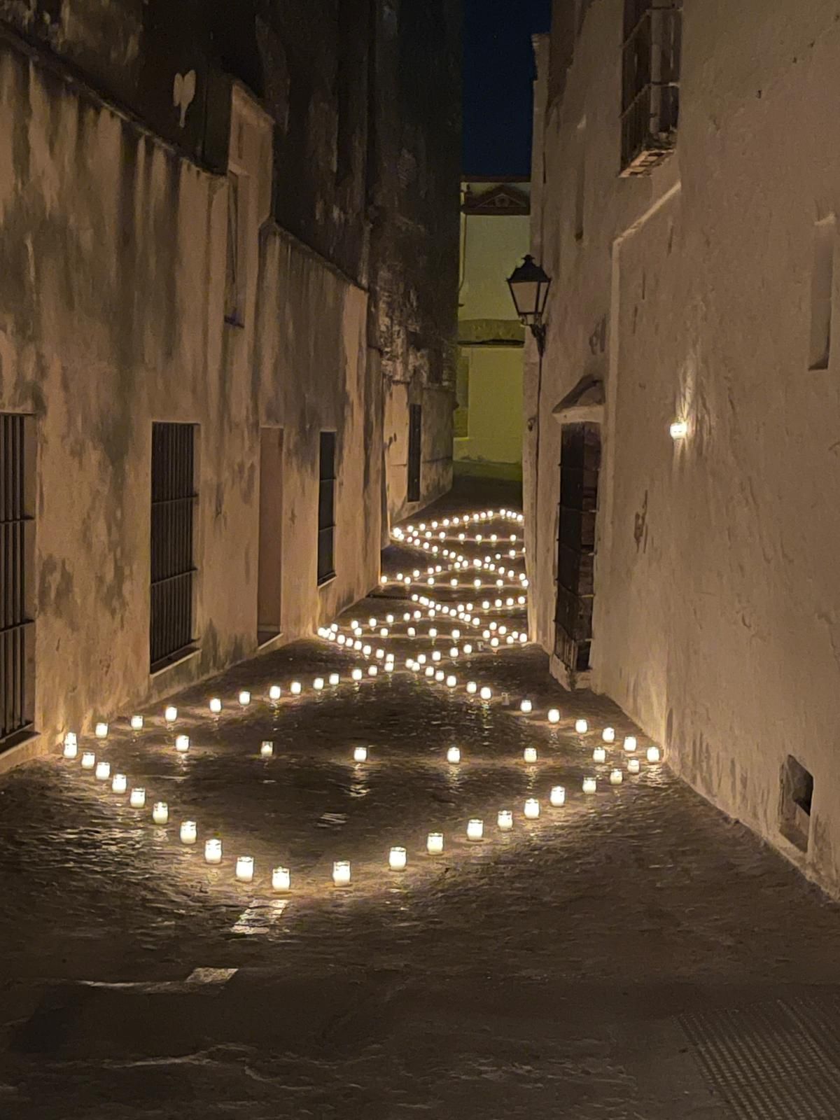Noche de Velas (Candlelight Night) during August in Arcos de la Frontera.