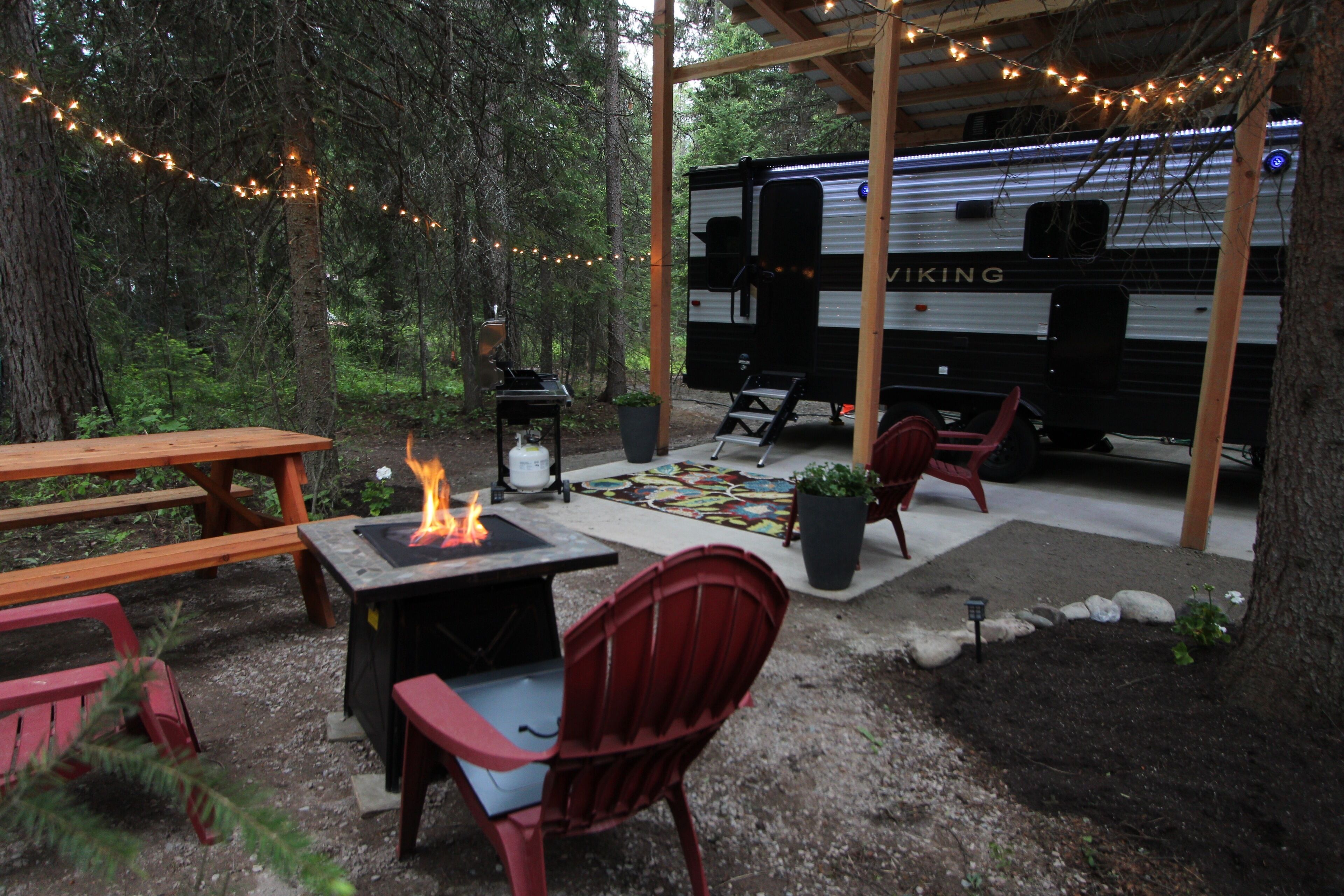 Overnatningsstedets område