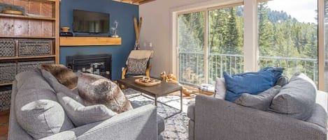 Fernseher, Kamin, Arbeitsbereiche