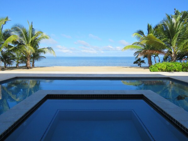 Outdoor pool, a heated pool - Perfect combination of luxury and adventure! (Hopkins)