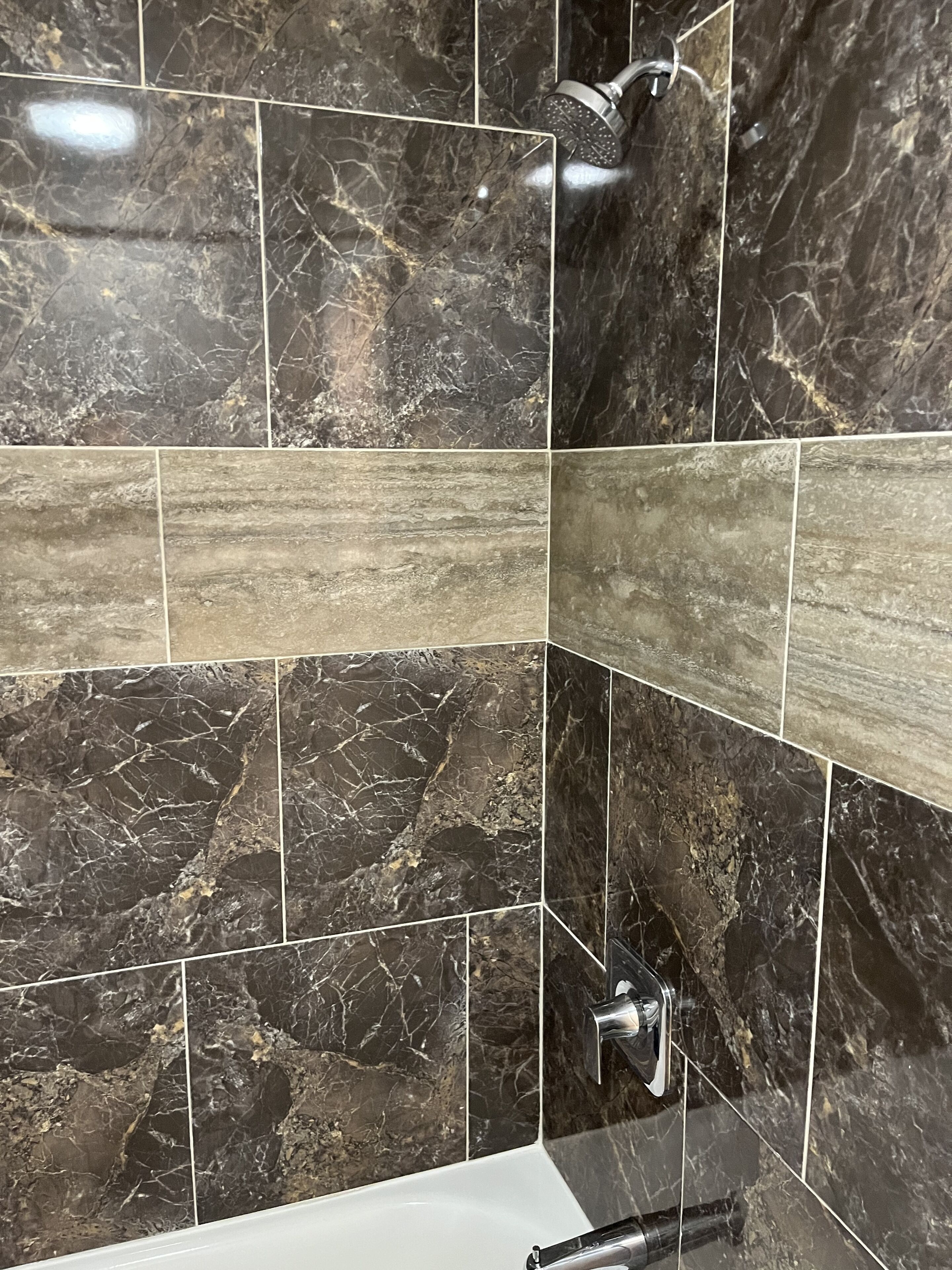 deluxe double room, 1 king bed | bathroom | rainfall showerhead, free toiletries, hair dryer, towels