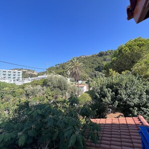 Blick von der Unterkunft
