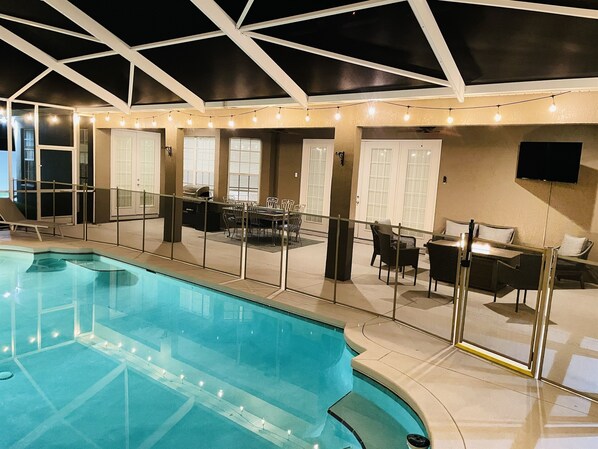 Una piscina climatizada