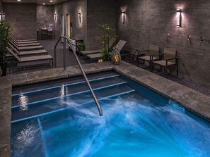 Indoor pool, outdoor pool