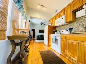 Microwave, oven, stovetop