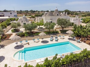 Outdoor pool - COMPLEX OF TRULLI WITH SWIMMING POOL SURROUNDED BY NATURE. GREAT LOCATION:FORNO (MARTINA FRANCA)