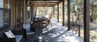 The sound of silence.  Reconnect with family at this special cabin in the woods 