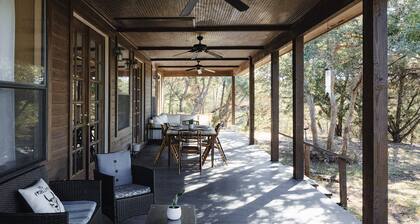 The sound of silence. Reconnect with family at this special cabin in the woods