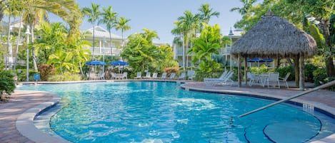 屋外プール、温水プール