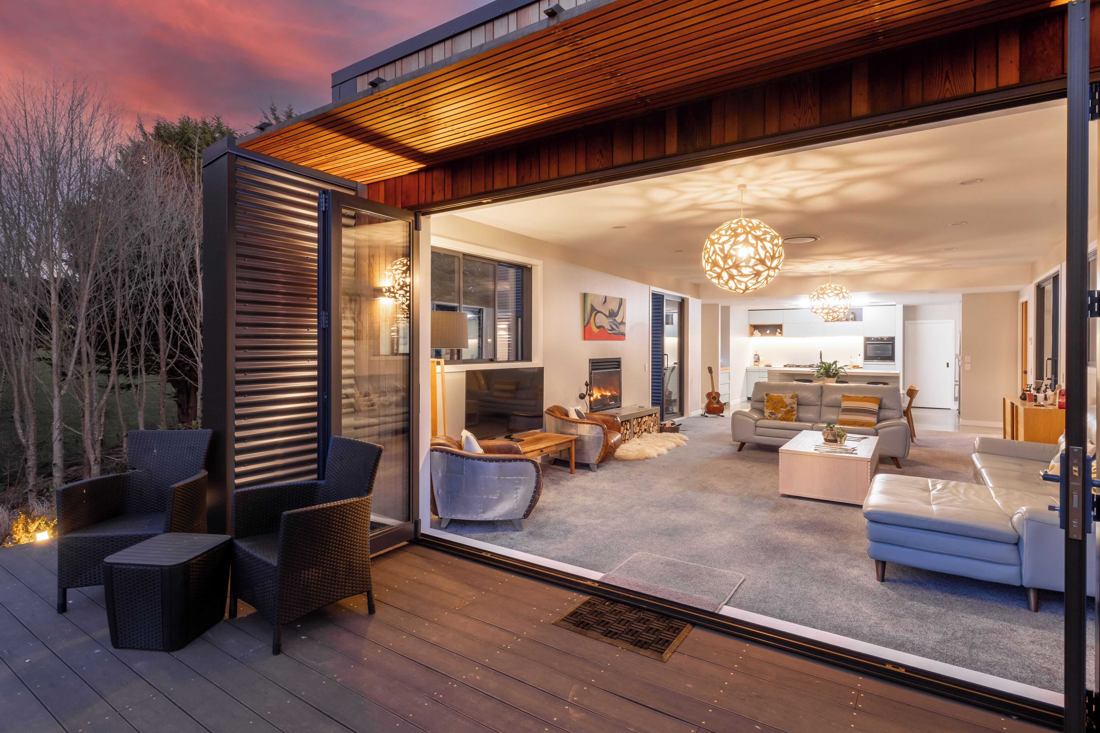 From North deck looking into main living area