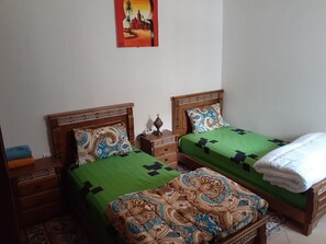 2 habitaciones y ropa de cama 