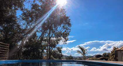 Cabanas Asiáticas Conforto - Estilo - Café da Manhã a 2 min do Lago!