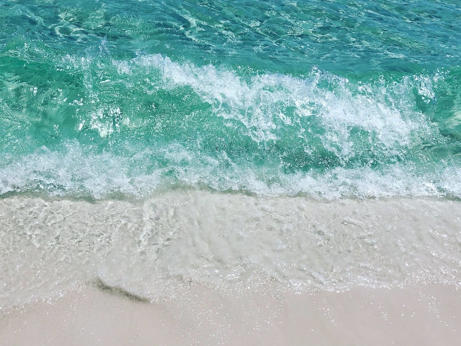 On the beach