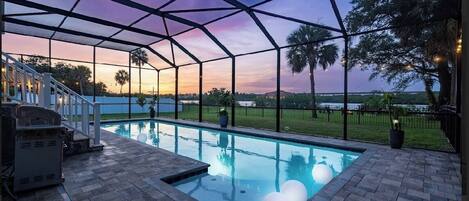 Udendørs pool, opvarmet pool