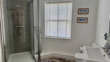 Shower, hair dryer