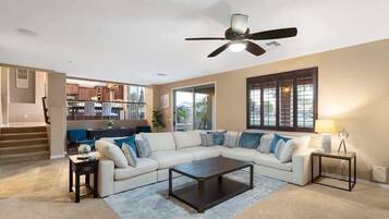 Smart TV, video games, foosball, offices