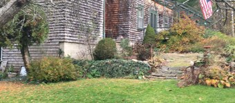 Walk to the ocean, very private. Secluded, woodsy location.